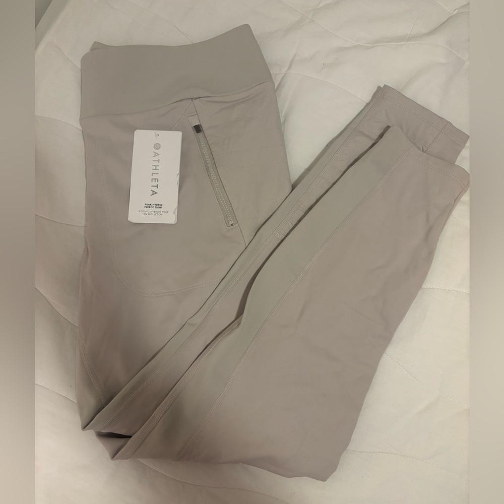 Athleta Peak Hybrid Fleece Tight Womens Size XL